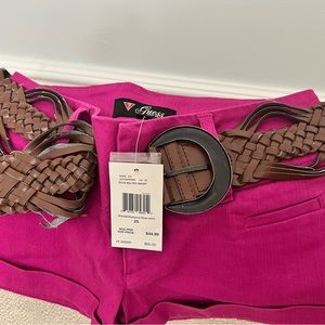 Guess shorts pink with tags size 25 size XS